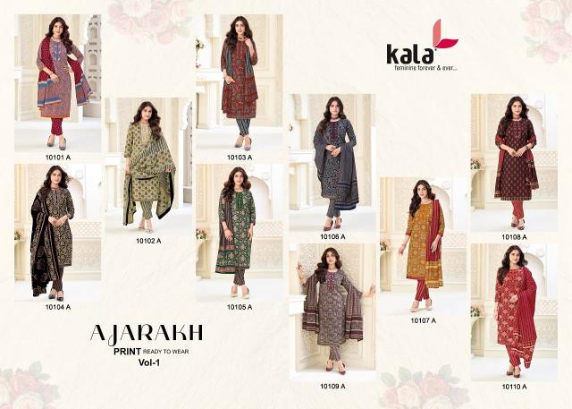 Kala ajarakh vol-1 kanpur wholesale market kurti